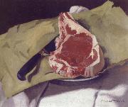 Felix Vallotton Still Life with Steak Germany oil painting artist